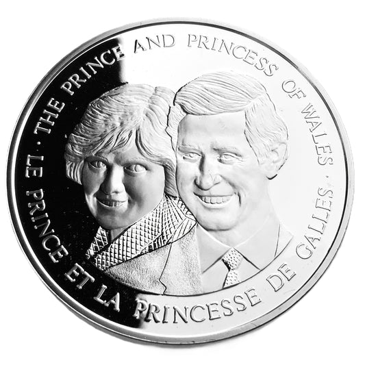 .713 ozt Prince and Princess of Wales Silver