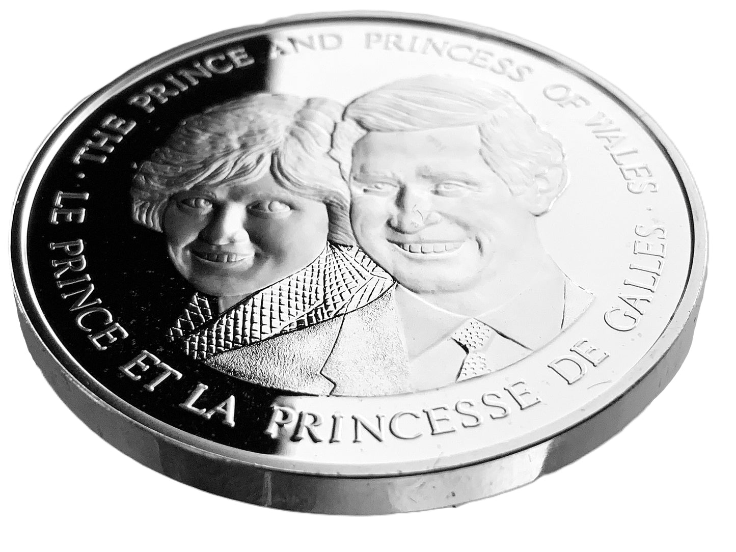 .713 ozt Prince and Princess of Wales Silver