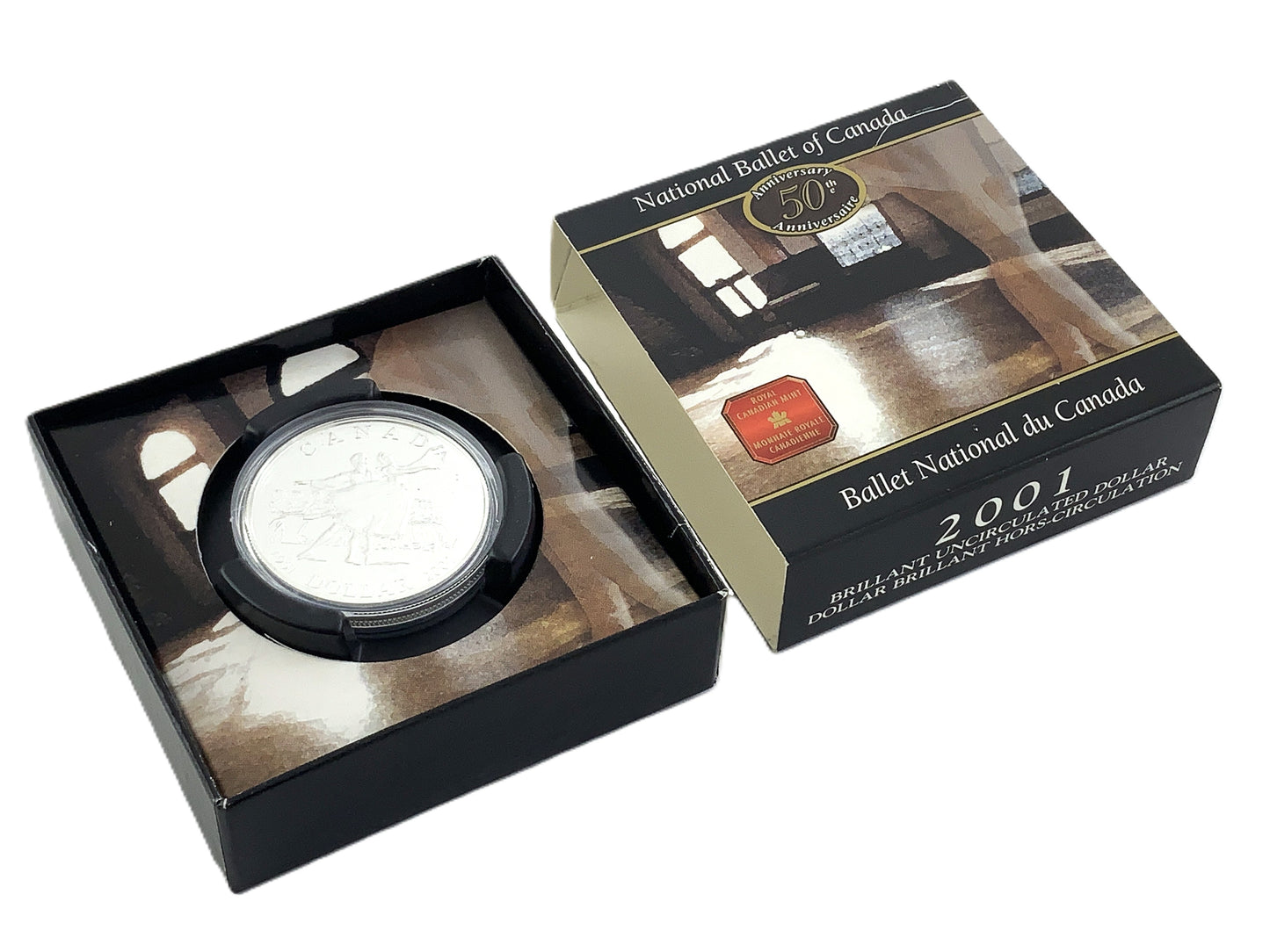 .750 ozt 50th National Ballet Silver $1