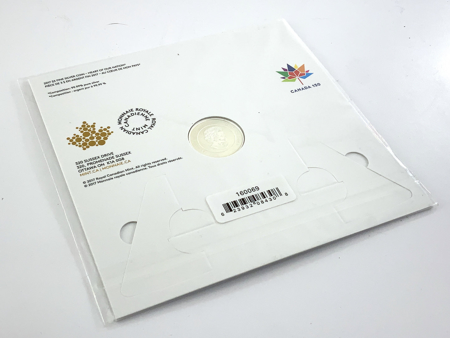 .256 ozt Heart of Our Nation 9999 Silver $3