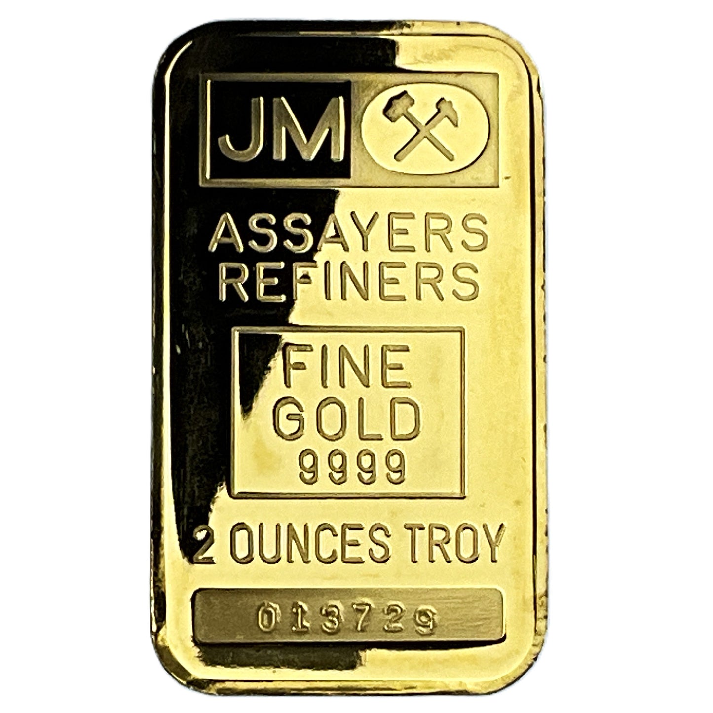 2 ozt JM Johnson Matthey 9999 Gold Bar