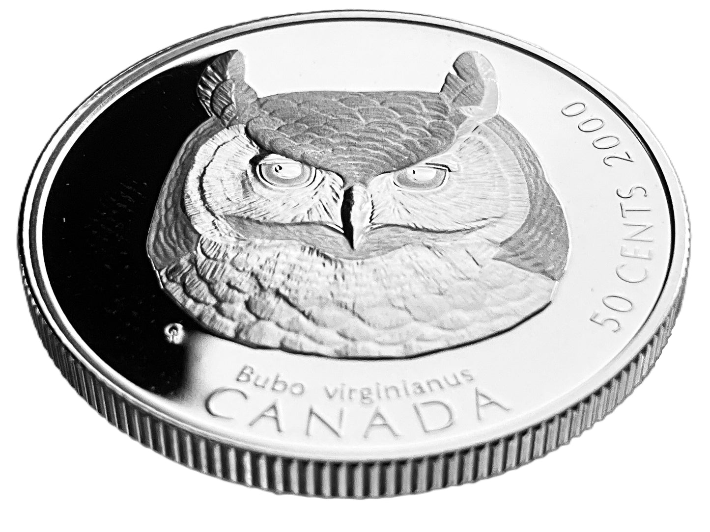 .277 ozt Great Horned Owl Nature Silver 50¢