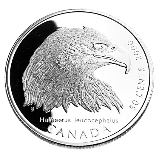 .277 ozt Bald Eagle Bird Nature Silver 50¢