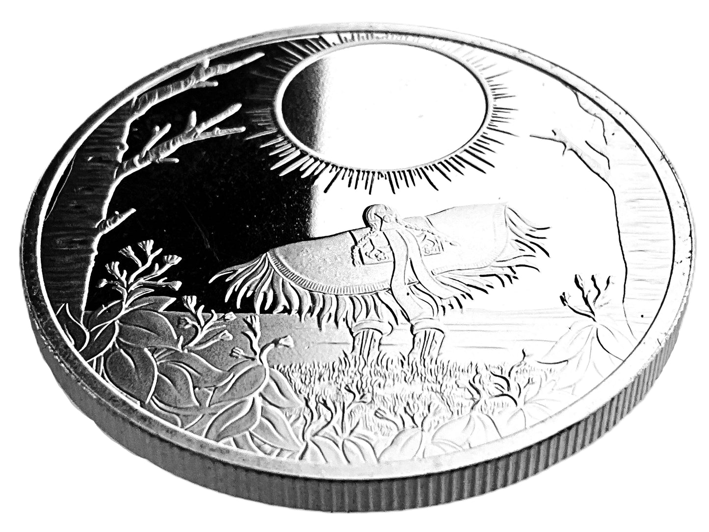 1 ozt Eternal Sun Sprott Silver 999 Round