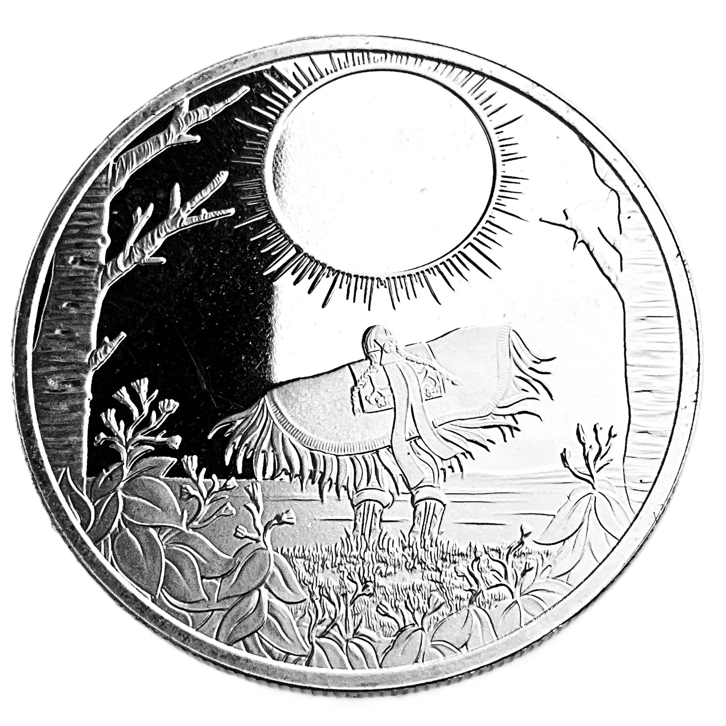 1 ozt Eternal Sun Sprott Silver 999 Round