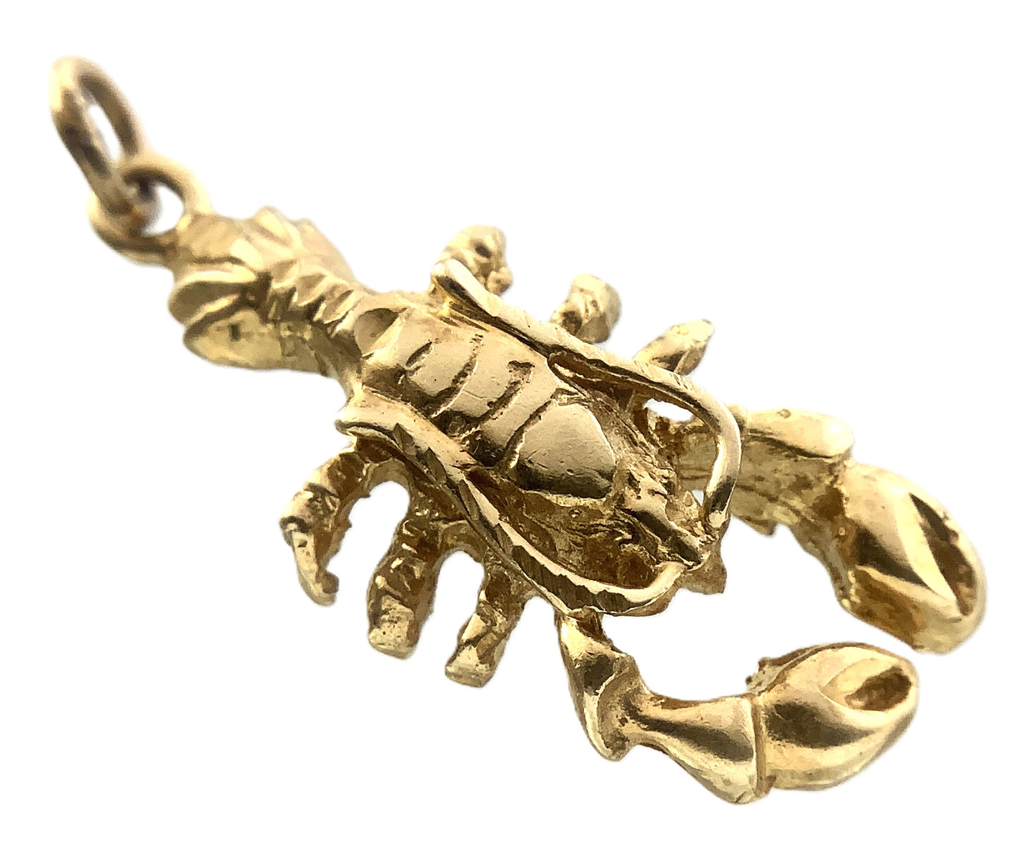 10K Yellow Gold Lobster Charm Pendant AU340