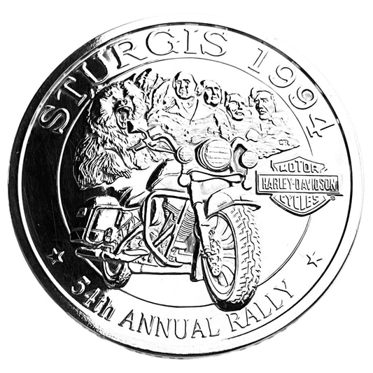 1.02 ozt Sturgis Rally Harley Davidson 999 Silver