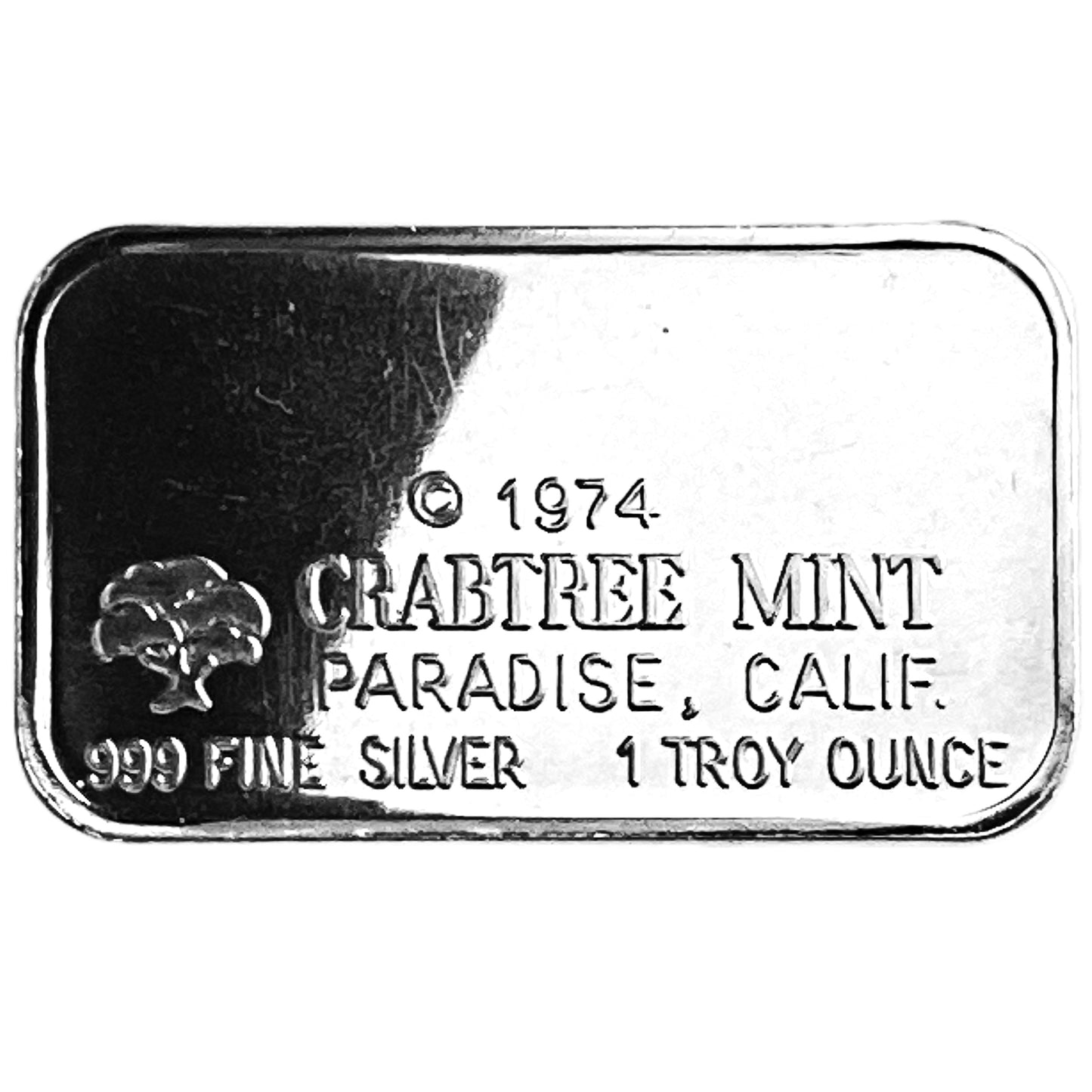 1 ozt Crabtree Love of Father 999 Art Bar