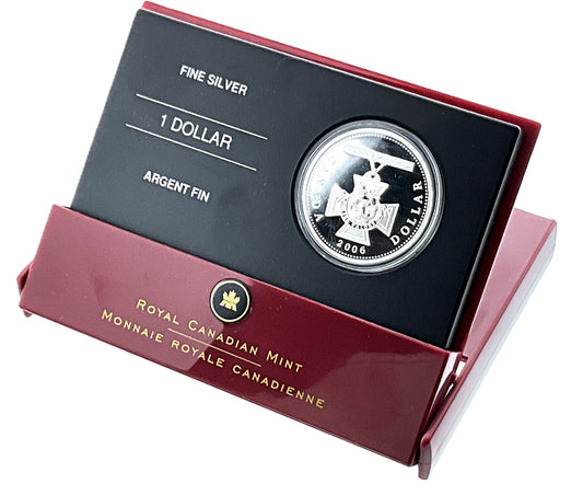 .809 ozt Victoria Cross Silver $1 Coin