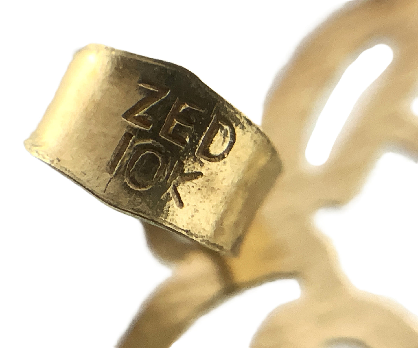 10K Yellow Gold I Heart Love You Heart Frame Charm Pendant AU349