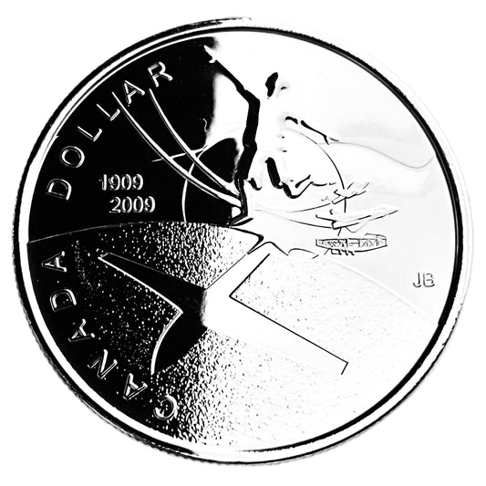 .749 ozt Flight in Canada Silver $1 Coin