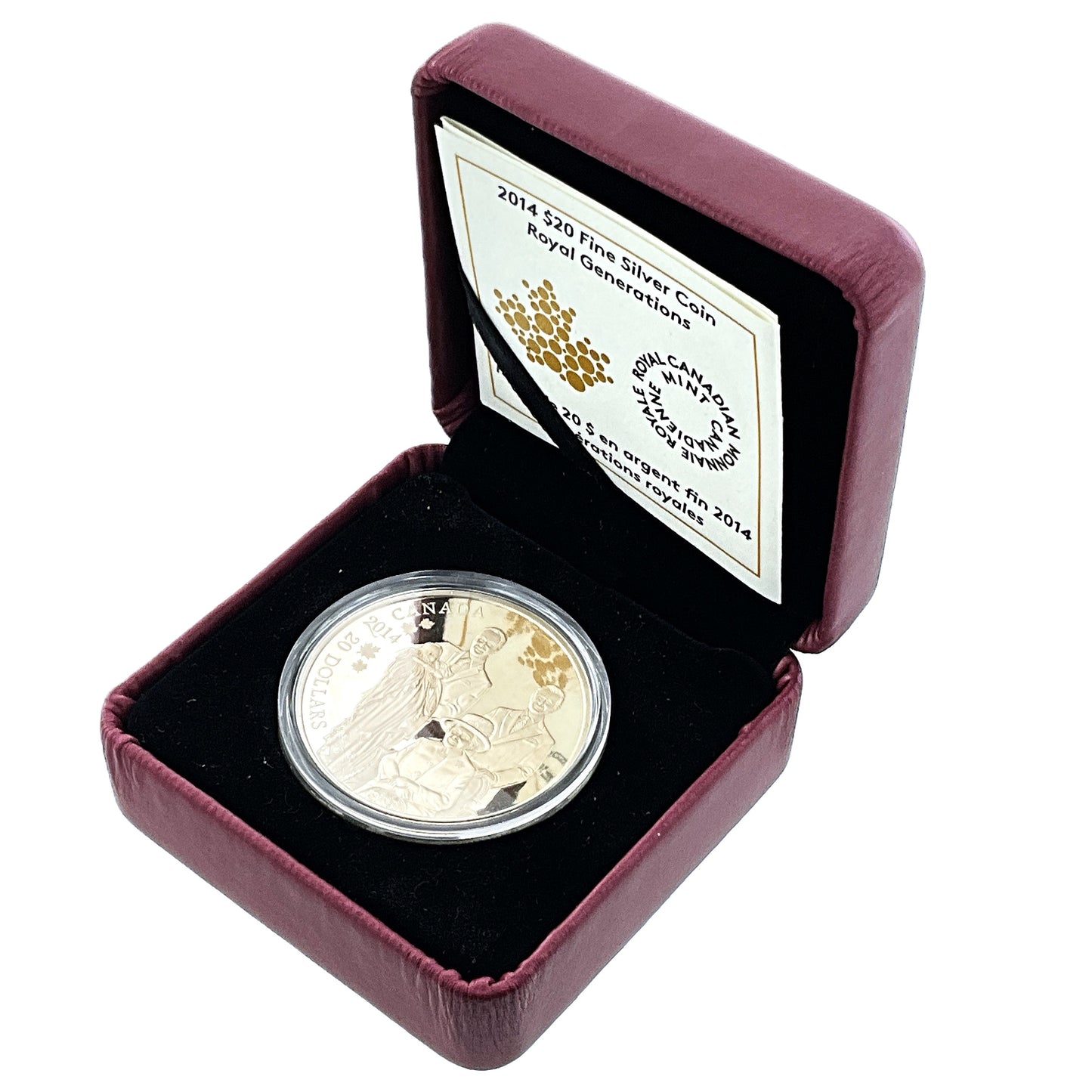 1.01 ozt Royal Generations Silver $20 Coin
