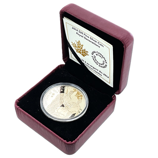 1.01 ozt Royal Generations Silver $20 Coin