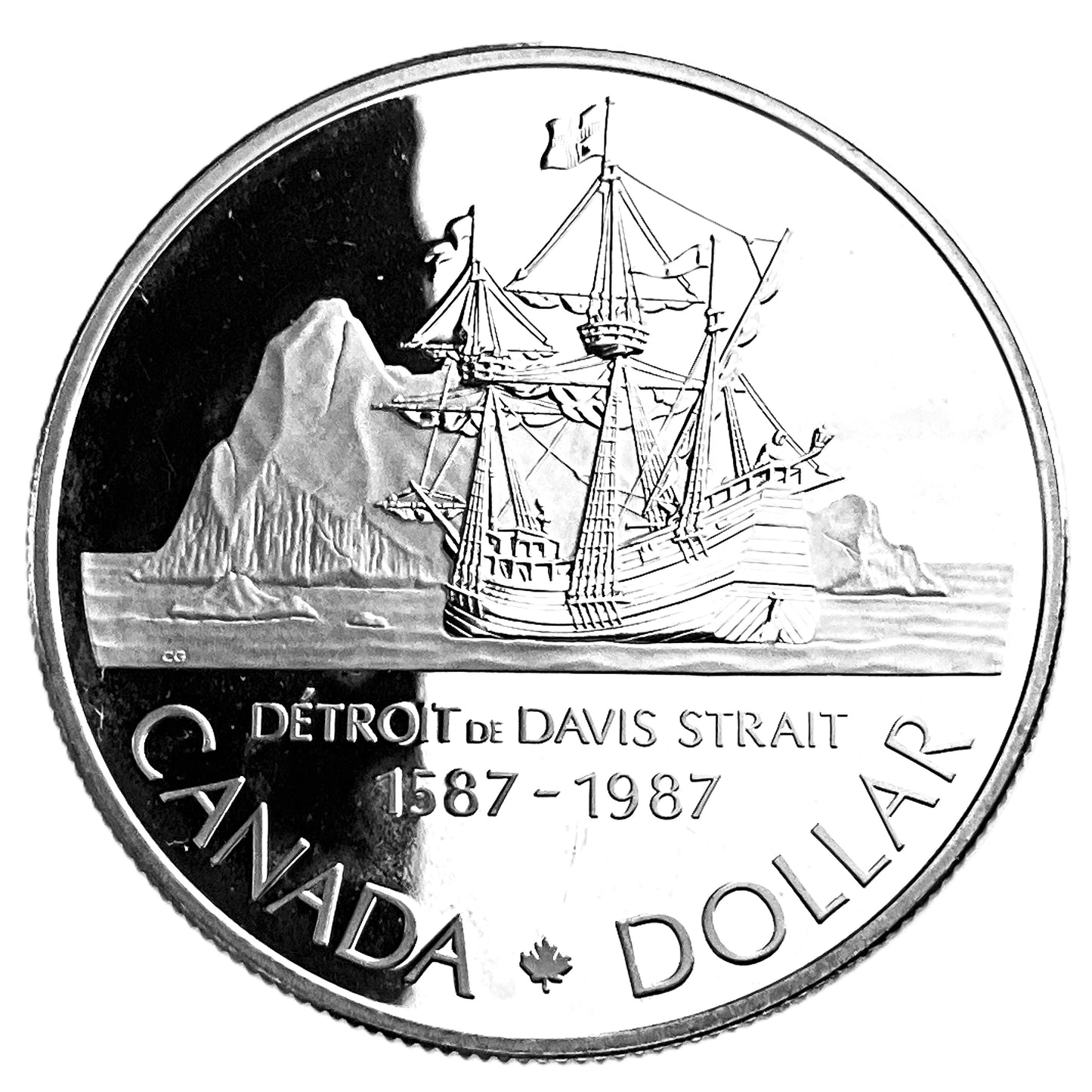 .375 ozt John Davis Strait RCM Silver $1