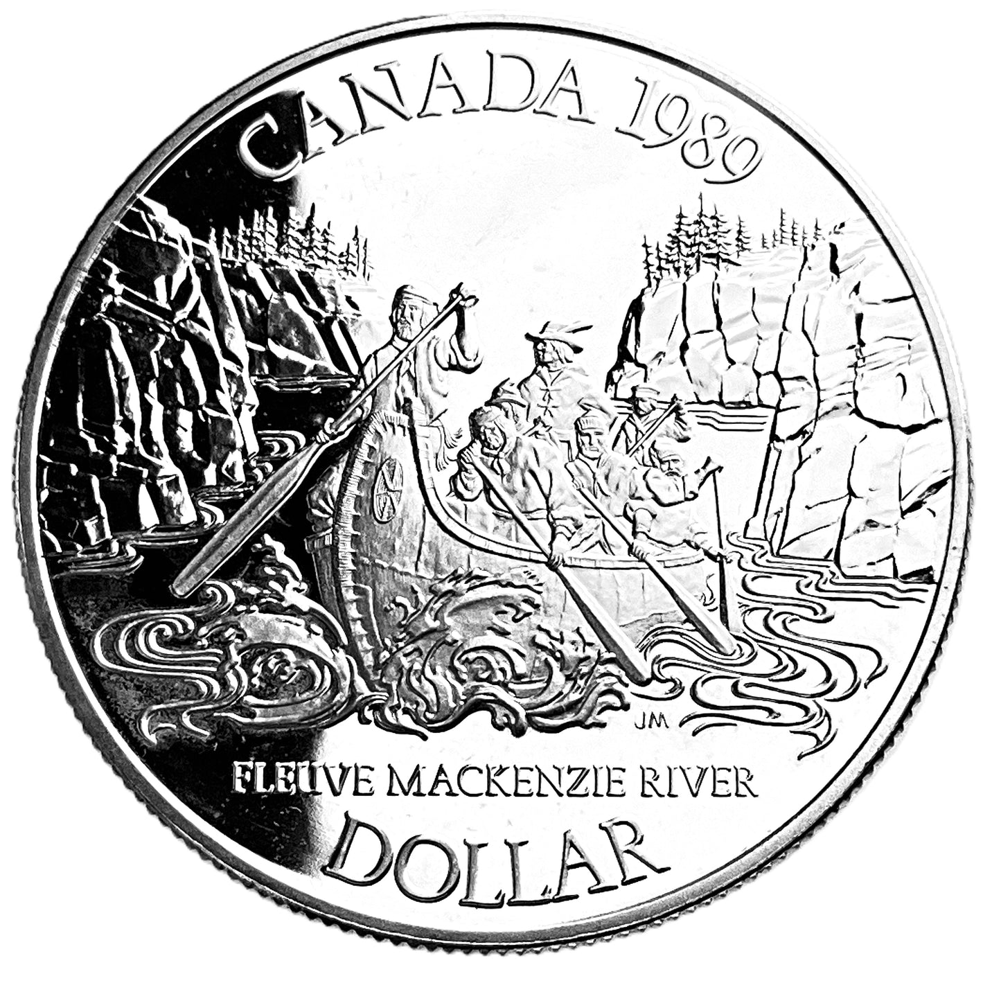 .375 ozt Mackenzie River Bicentennial $1