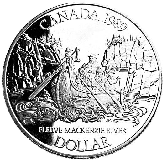 .375 ozt Mackenzie River Bicentennial $1