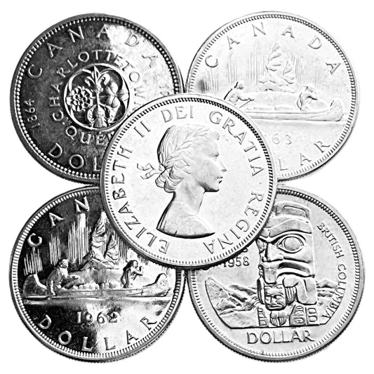 3 ozt Canada Young Queen Voyageur Silver $1