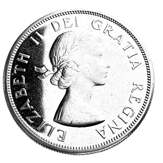 3 ozt Canada Young Queen Voyageur Silver $1