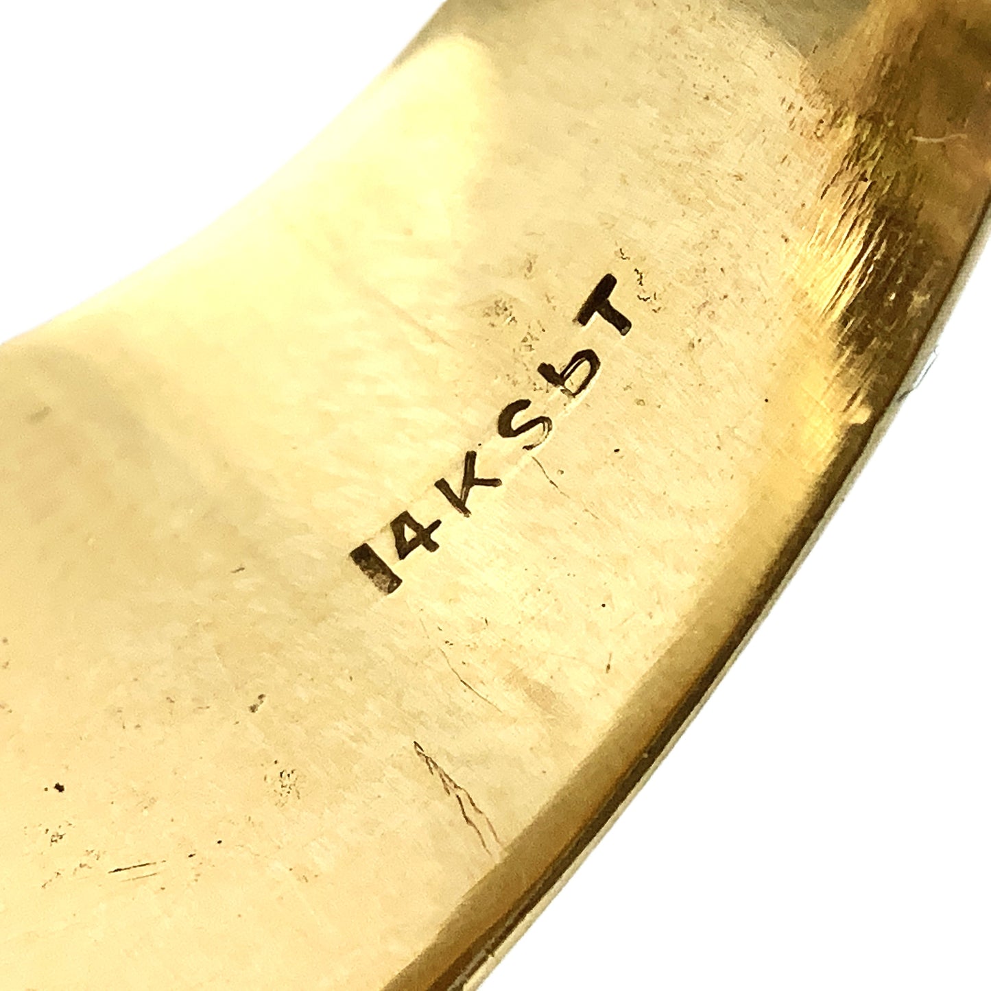 14K Yellow Gold with 12 Diamonds Ring 1.8 Total Carats Size 11.5 AU359