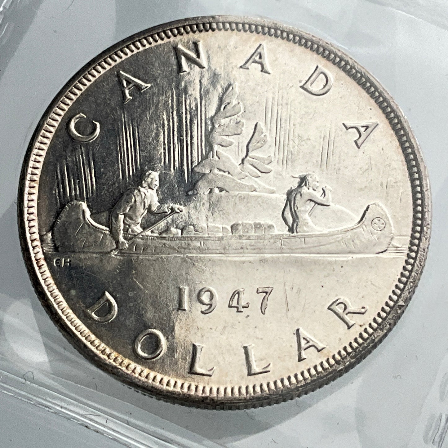 600 ozt 1947 Pointed 7 Quadruple HP MS-63