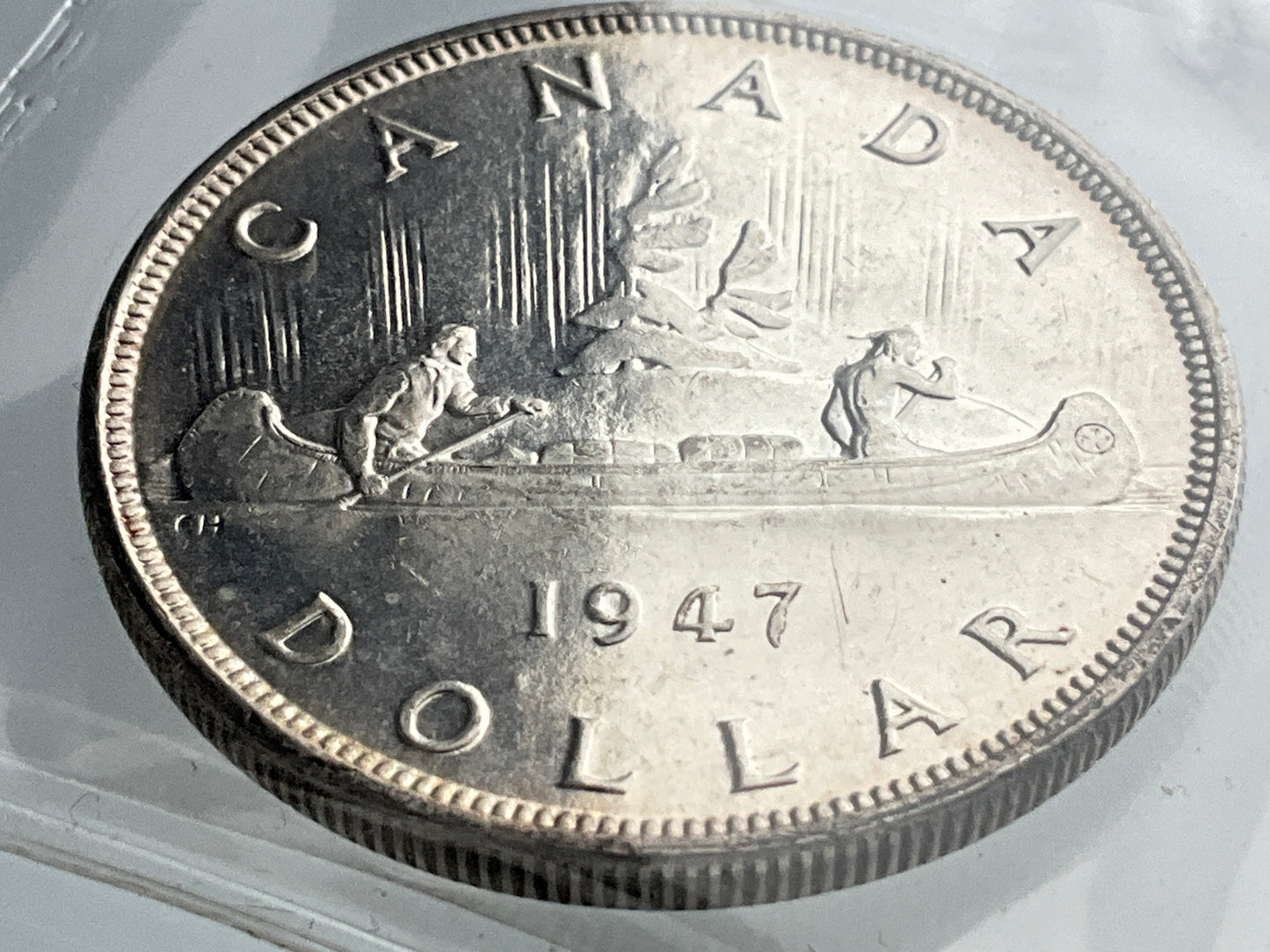 600 ozt 1947 Pointed 7 Quadruple HP MS-63