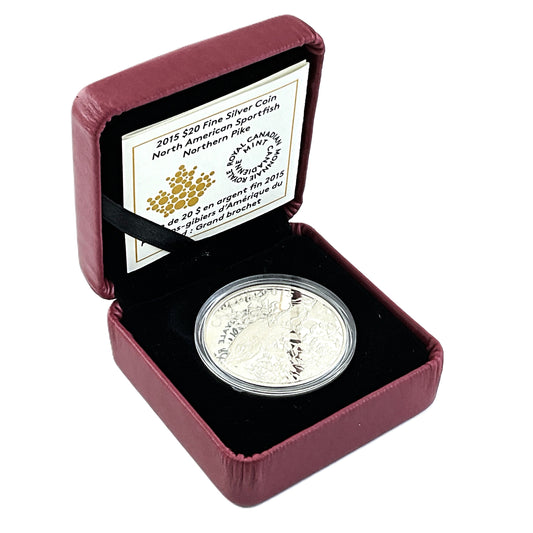 1.01 ozt Northern Pike Sportfish 9999 Silver $20