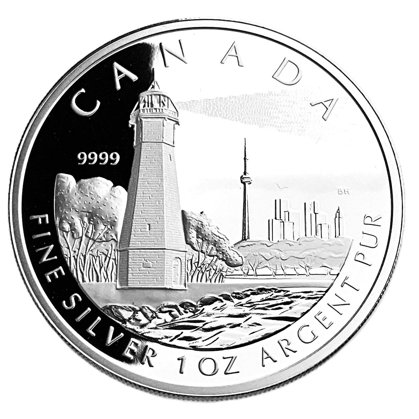 1 ozt Toronto Island Lighthouse 9999 $20