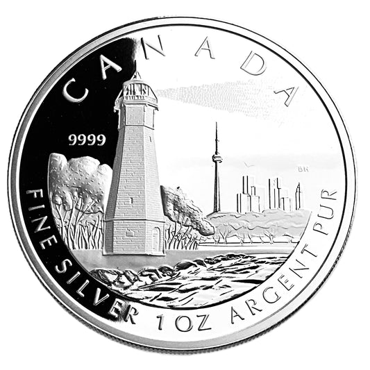 1 ozt Toronto Island Lighthouse 9999 $20