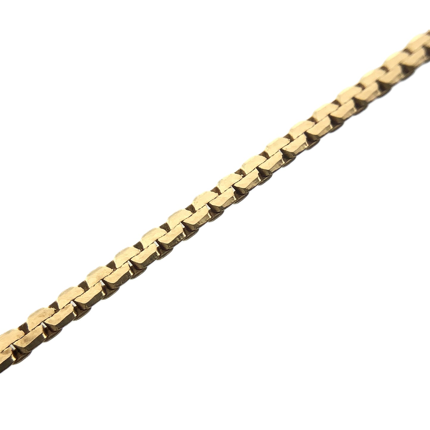 10K Yellow Gold Hollow Box Chain 18in x 1.5mm Chain Necklace AU364