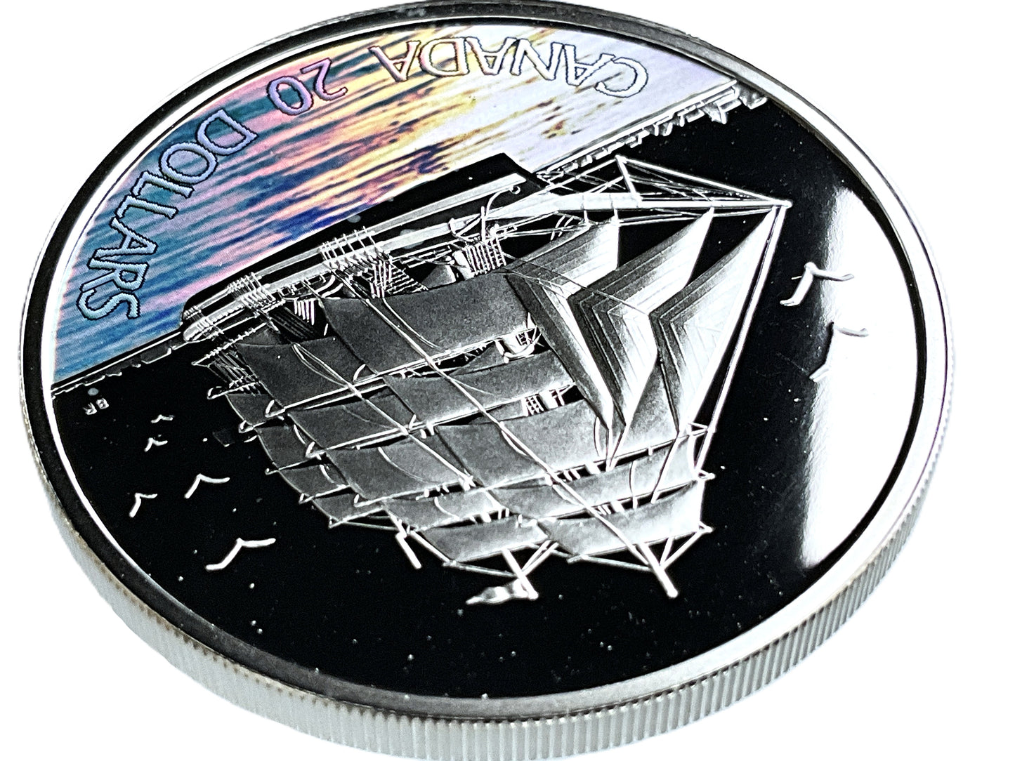 1.01 ozt Hologram Three-Masted Ship 9999 $20
