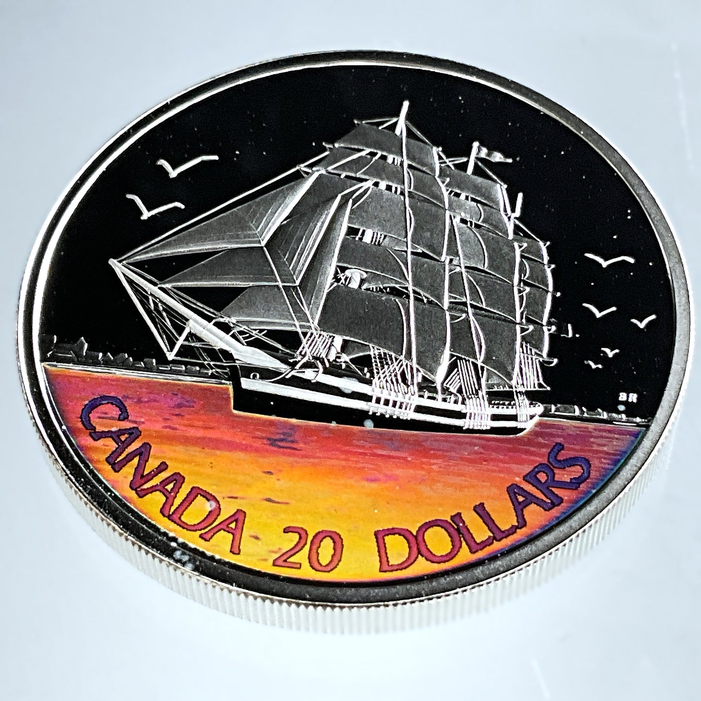 1.01 ozt Hologram Three-Masted Ship 9999 $20