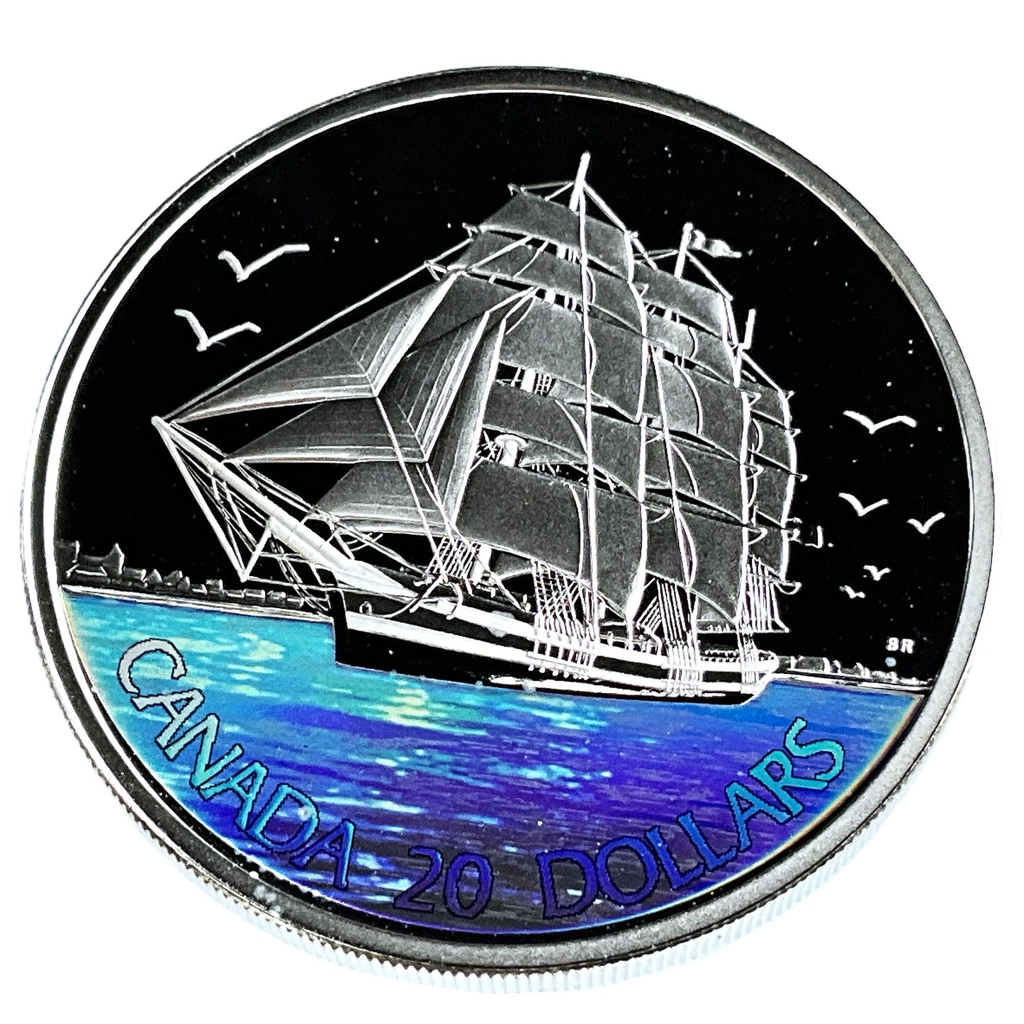 1.01 ozt Hologram Three-Masted Ship 9999 $20
