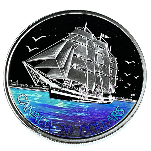1.01 ozt Hologram Three-Masted Ship 9999 $20