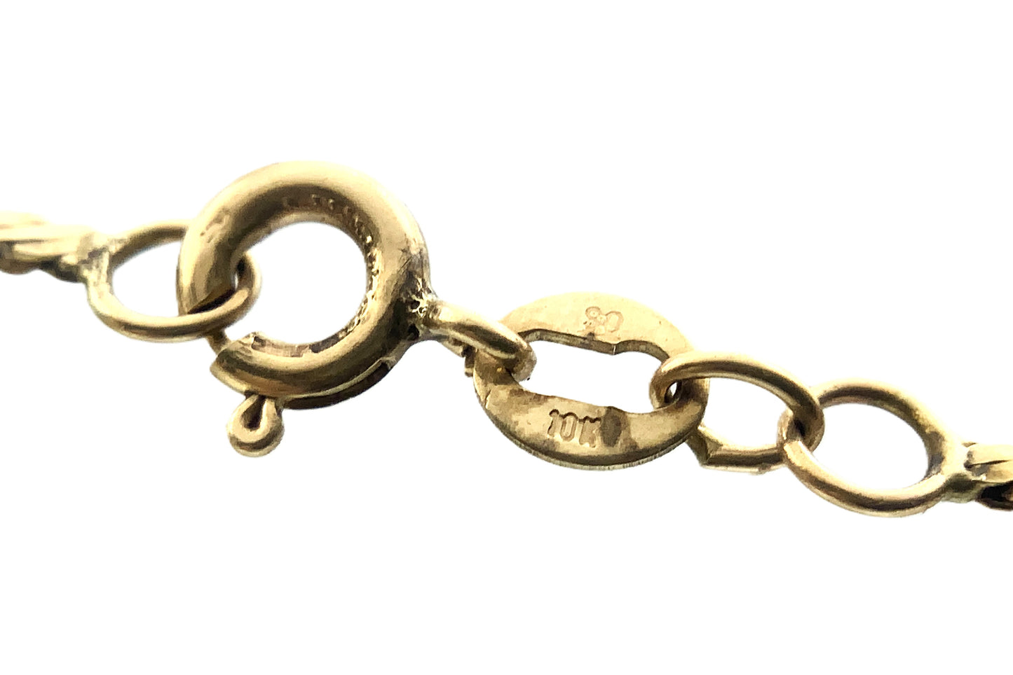 10K Yellow Gold Flat Snake Chain Link 16in x 1.2mm Necklace AU366