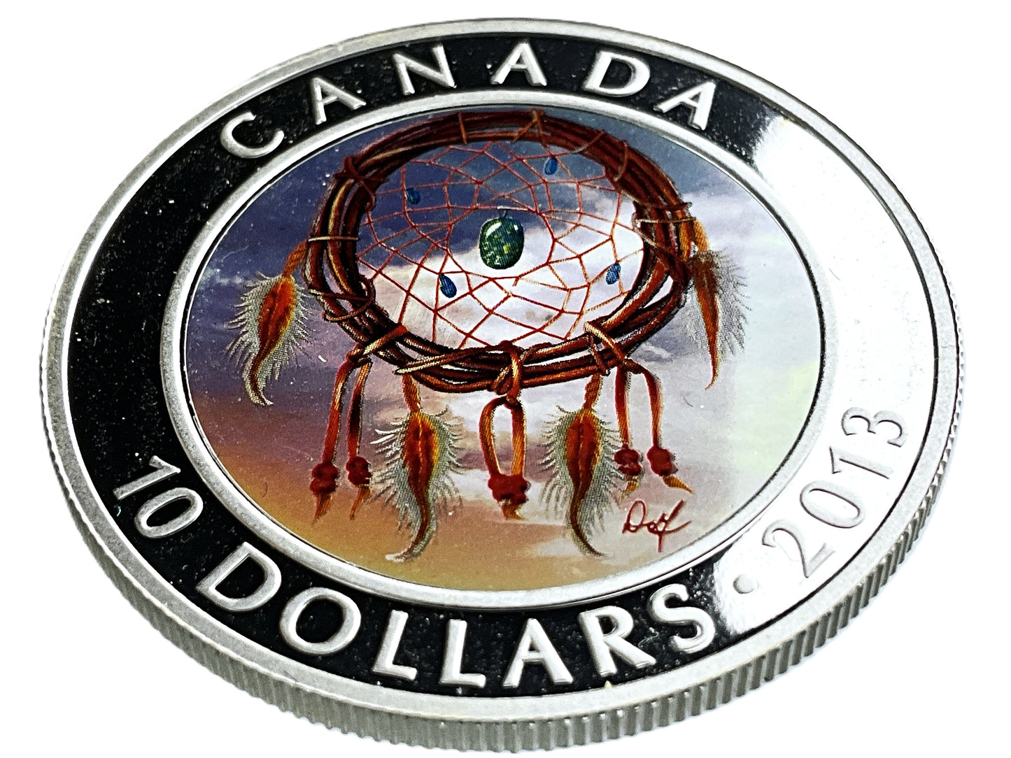.510 ozt Dreamcatcher Holographic 9999 Silver $10