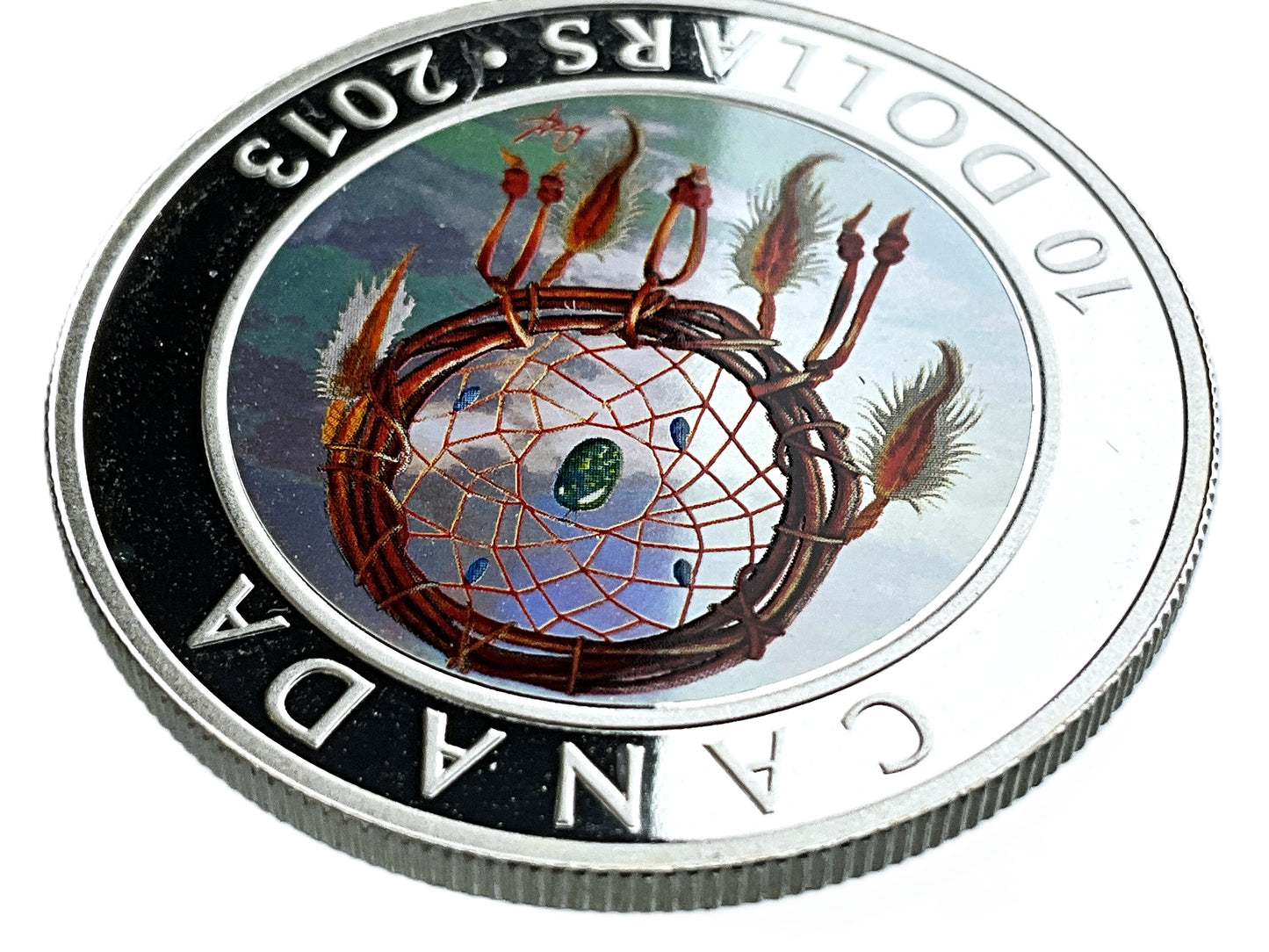 .510 ozt Dreamcatcher Holographic 9999 Silver $10