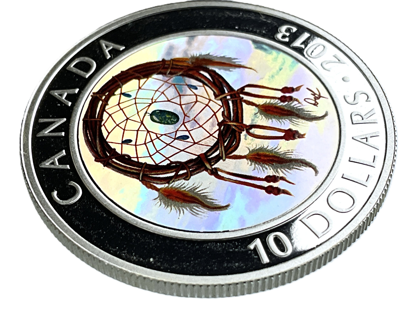 .510 ozt Dreamcatcher Holographic 9999 Silver $10