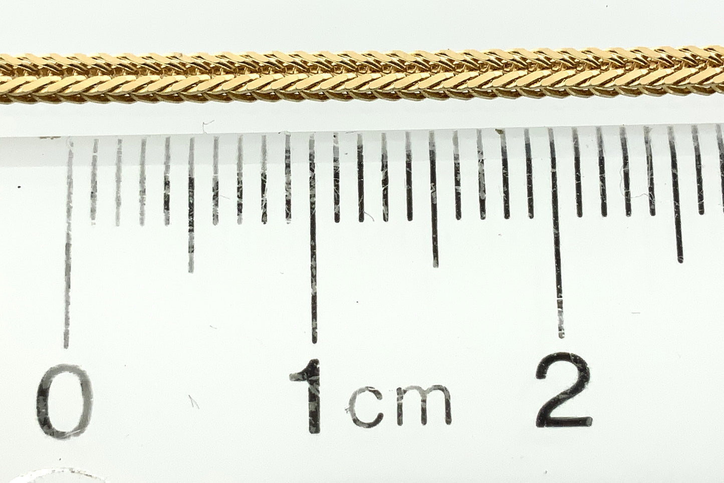 10K Yellow Gold Square Franco Link Chain 20in x 51mm Necklace AU367