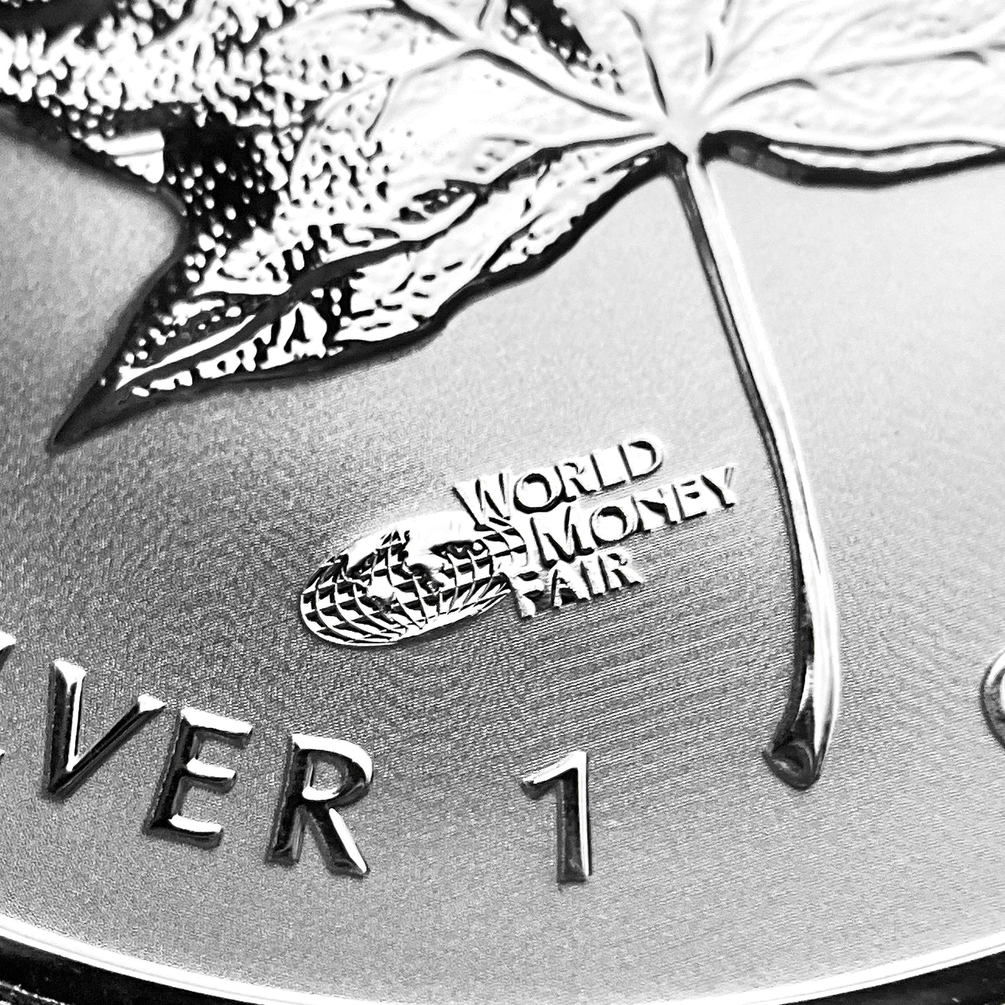 1 ozt Silver Maple World Money Fair Privy $5