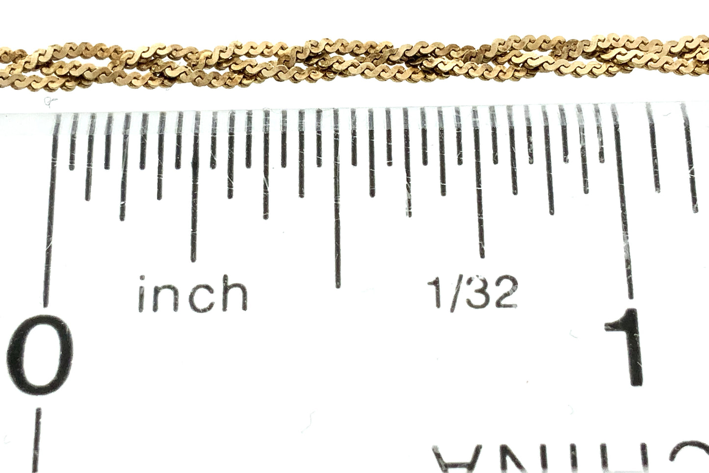 10K Yellow Gold Braided Serpentine Link Chain 7in x 2mm Bracelet AU368