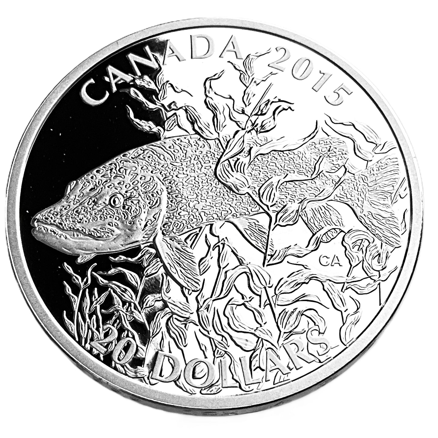 1.01 ozt Northern Pike Sportfish 9999 Silver $20