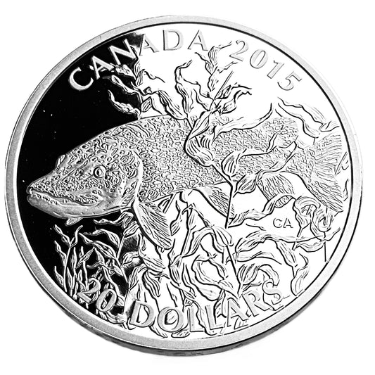 1.01 ozt Northern Pike Sportfish 9999 Silver $20