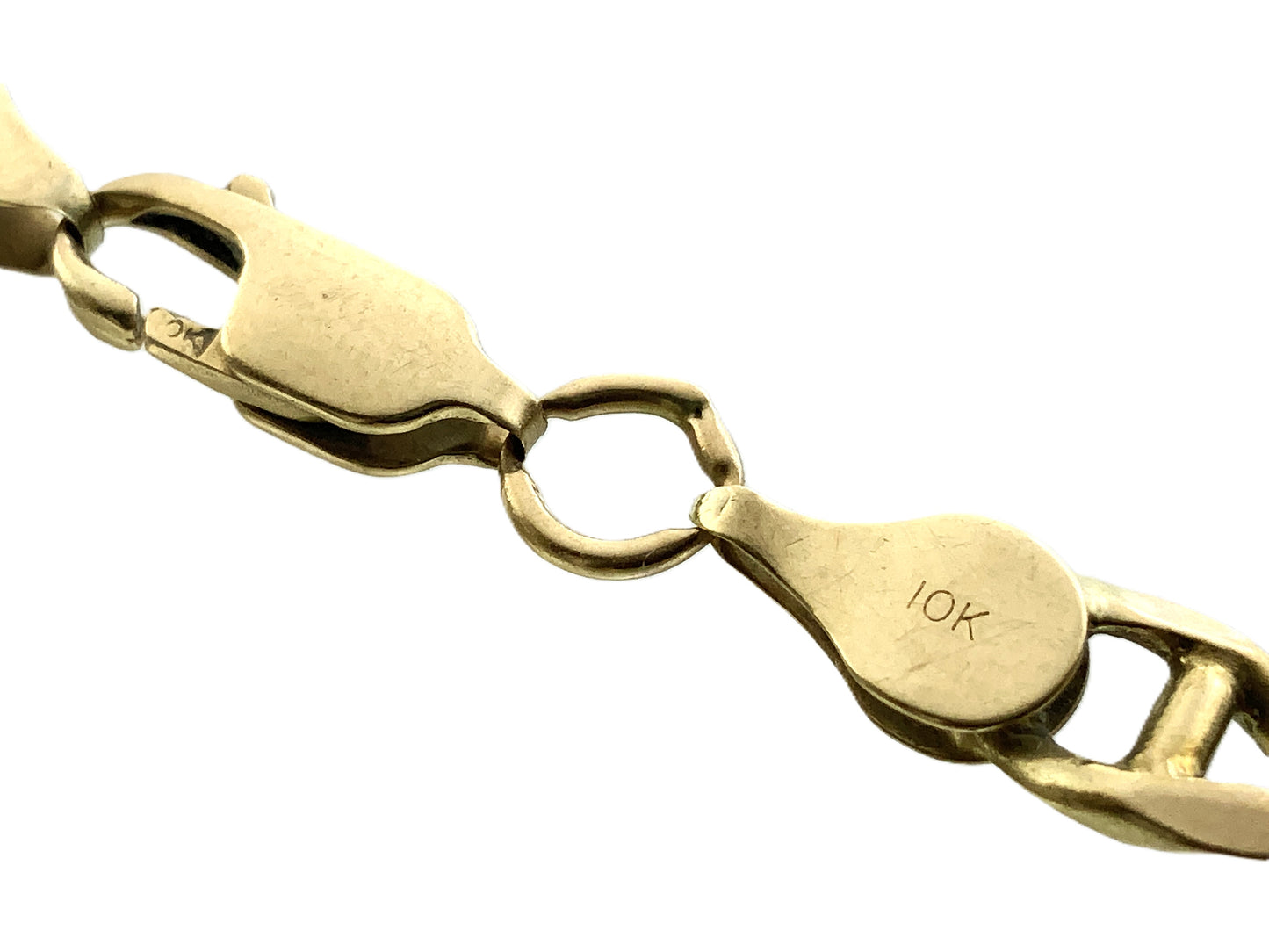10K Yellow Gold Mariner Link Chain 8in x 5.72mm Bracelet AU370