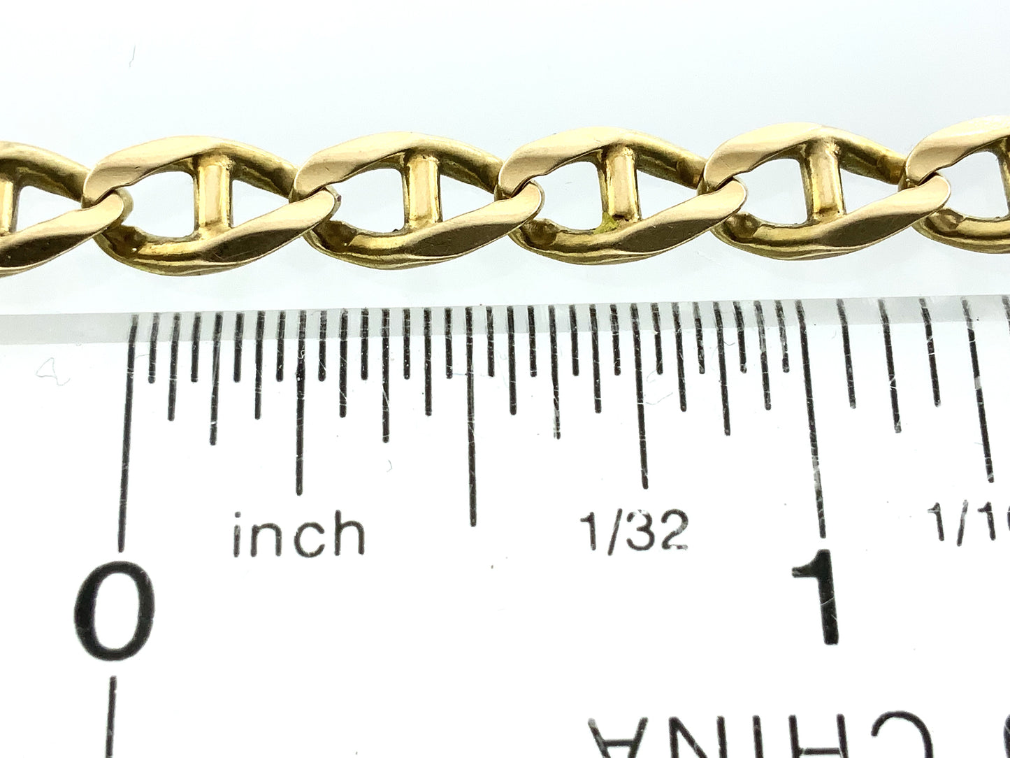 10K Yellow Gold Mariner Link Chain 8in x 5.72mm Bracelet AU370