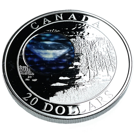 1.01 ozt Diamond Hologram 9999 Silver $20