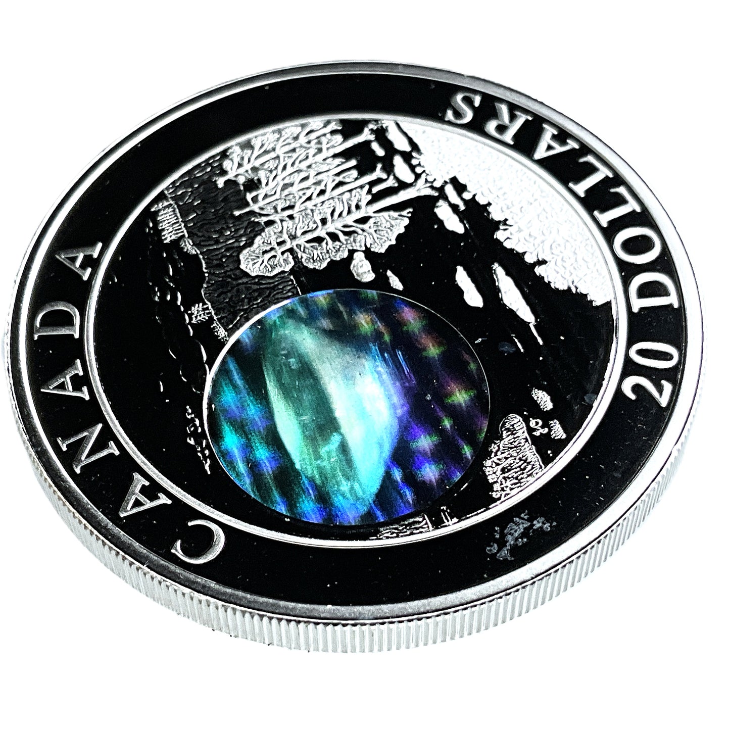 1.01 ozt Diamond Hologram 9999 Silver $20