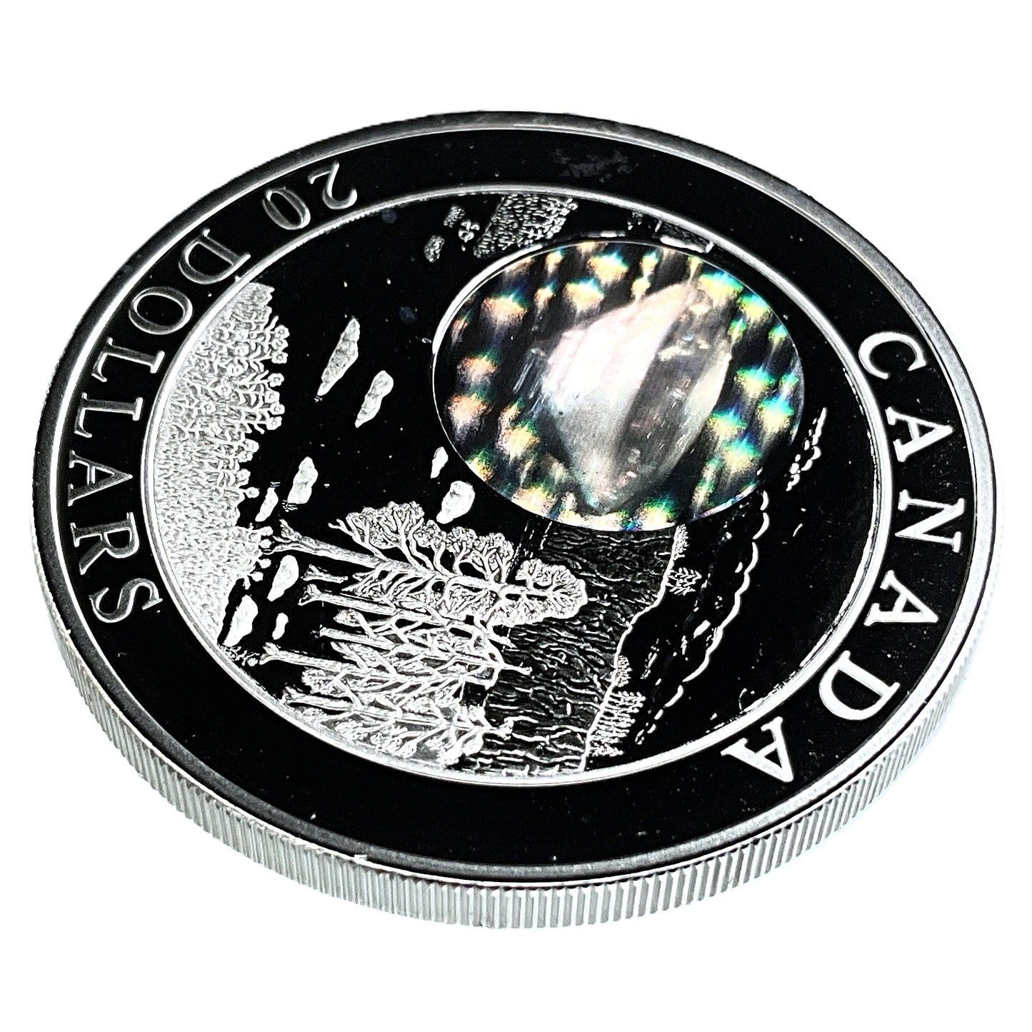 1.01 ozt Diamond Hologram 9999 Silver $20
