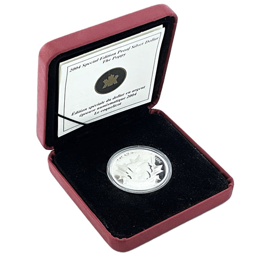 .809 ozt Poppy Armistice Day 9999 Silver $1