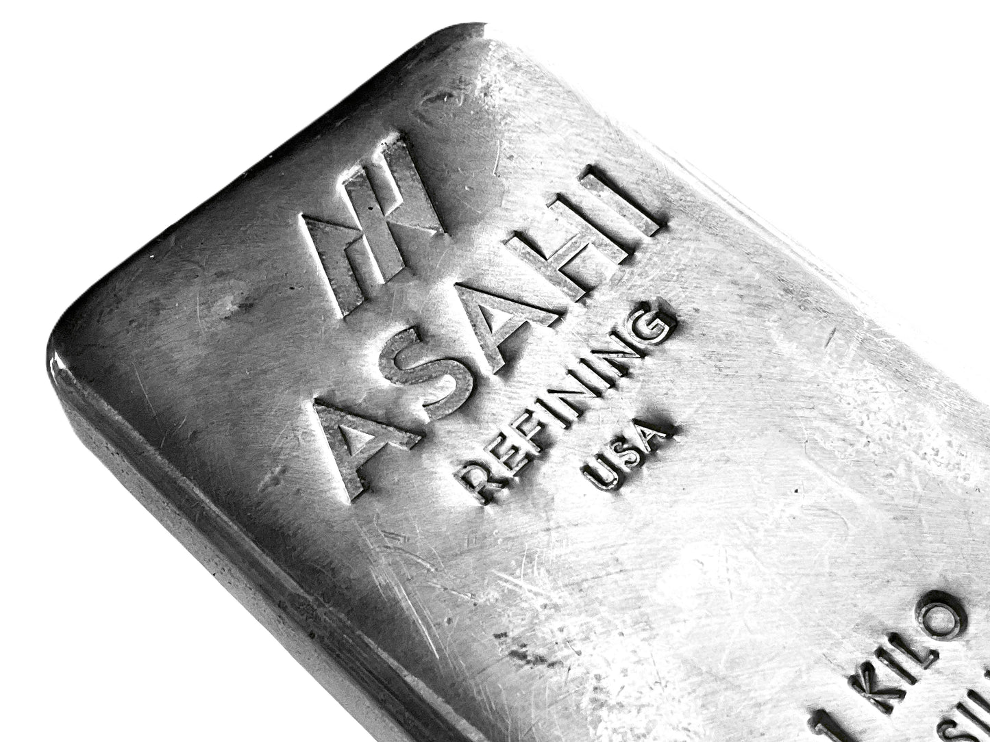 32.15 ozt 1 kg Poured Asahi Canada 999 Silver Bar