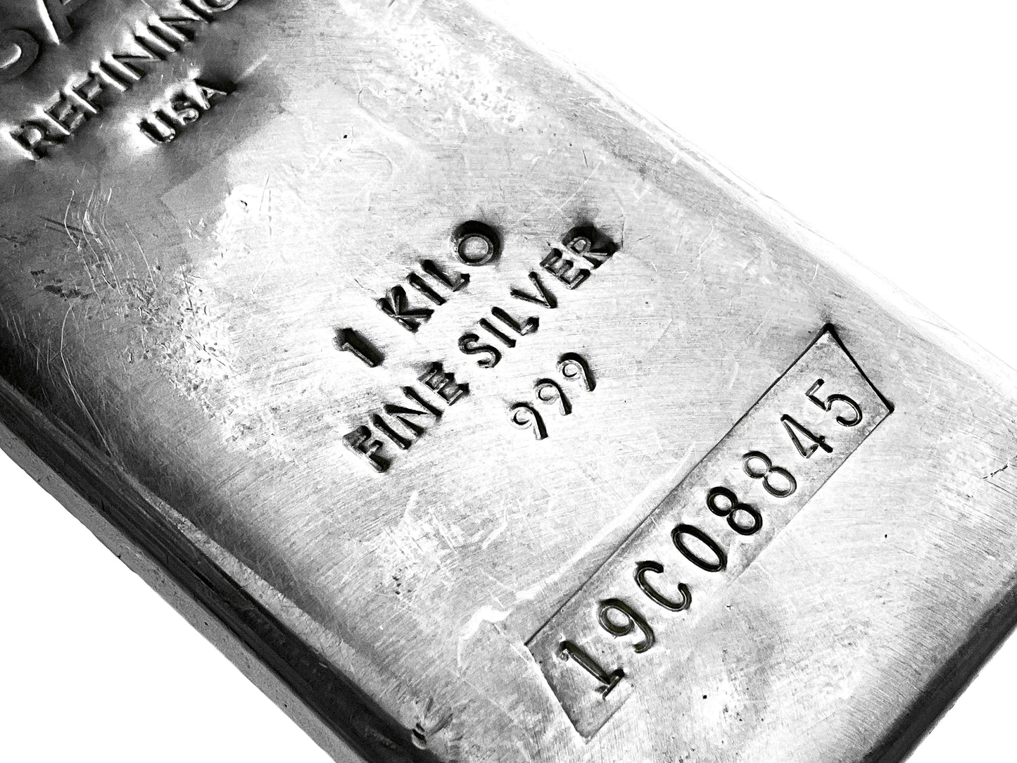 32.15 ozt 1 kg Poured Asahi Canada 999 Silver Bar